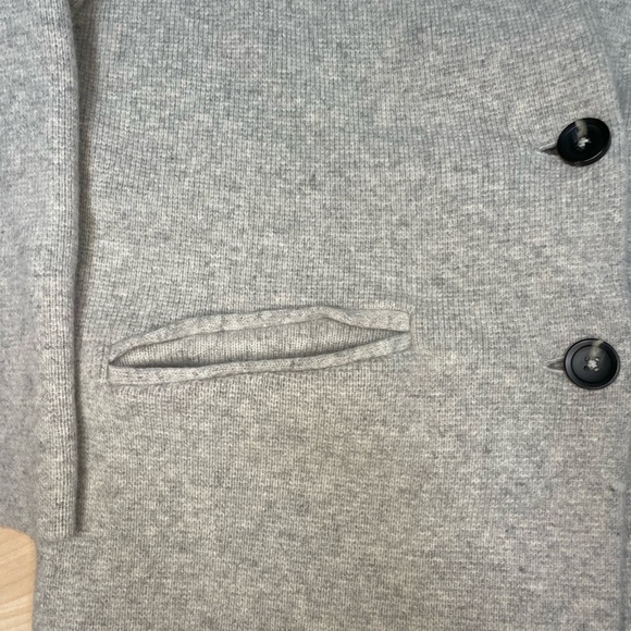 Madewell Women’s Knit Oversized Cardigan Sweater Button  Thick Gray Size Small - Picture 4 of 7